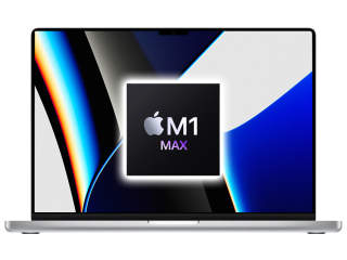 MacBook Pro 16" 2021, M1 Max 10-Core, 32GB/1TB Stříbrná (Stav B+)